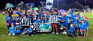 river warriors at the stuart christmas parade