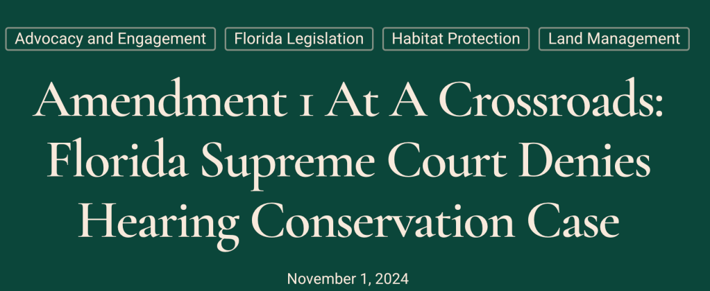 Florida Legislature Steals Amendment One&nbsp;Money