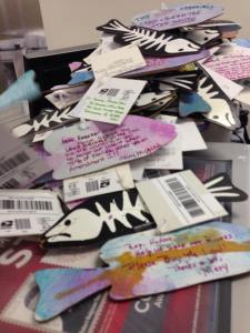 solidarity fish on their way to Tally Photo by Janeen Mason