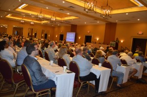 a room full of voters