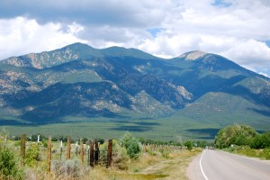 Taos Road to the  rez