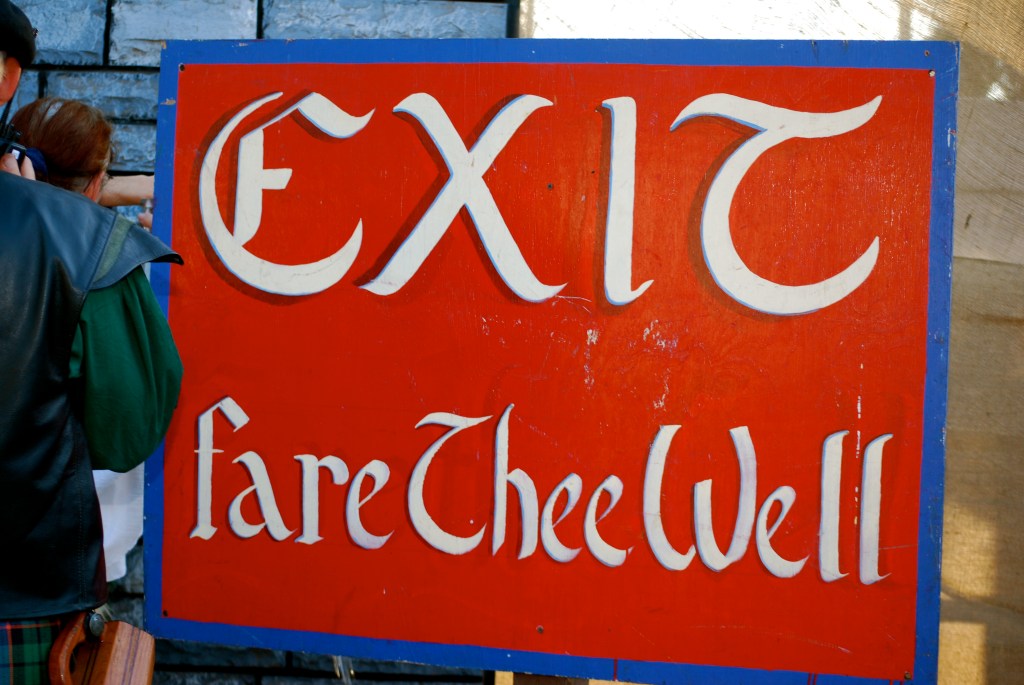 Fare Thee Well WordPress Writing 101