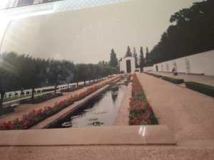 American cemetery in Cambridge,England