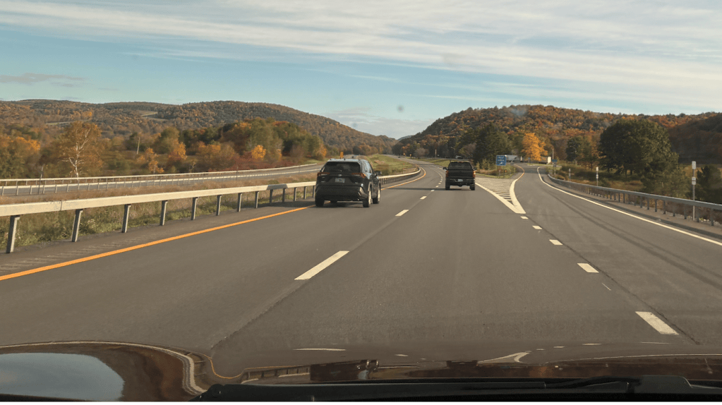 Highway across NY state